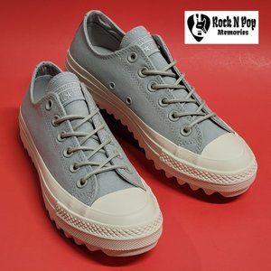 Converse Womens CTAS Lift Ripple Ox 559862C Pale Grey/Natural